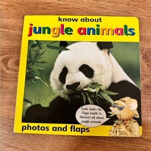 Know about jungle animals photo and flap book​​​​​​